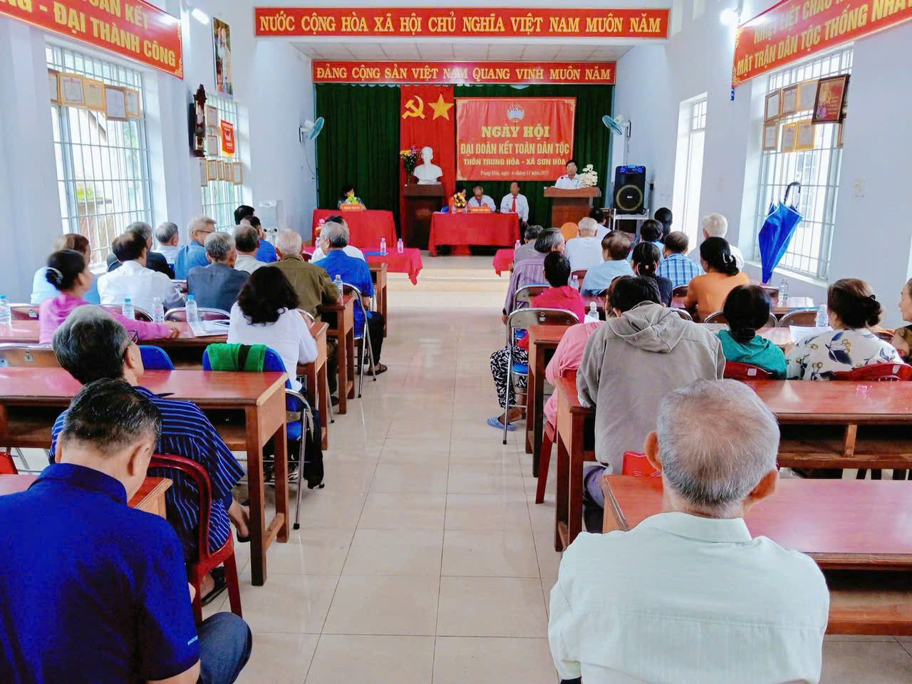 Xã Sơn Hòa tổ chức Ngày hội Đại đoàn kết toàn dân tộc năm 2025